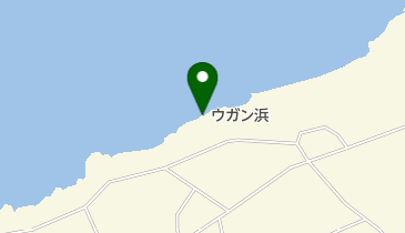 ウガン浜の地図画像