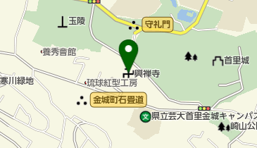 興禅寺の地図画像