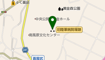 旧陸軍病院壕跡の地図画像