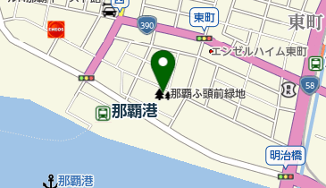 那覇ふ頭前緑地の地図画像