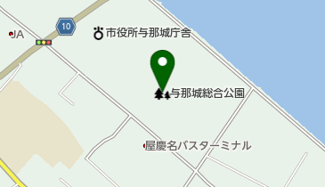 与那城総合公園の地図画像