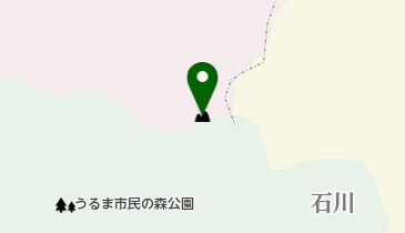 石川岳の地図画像