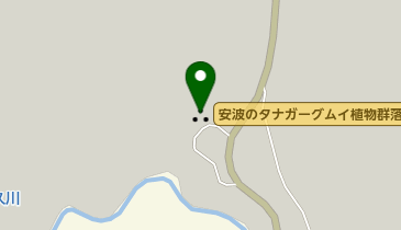 安波のタナガーグムイ植物群落の地図画像