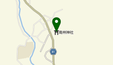 南州神社の地図画像