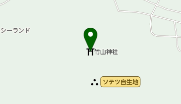 竹山神社の地図画像