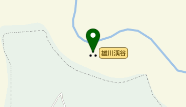 雄川渓谷の地図画像
