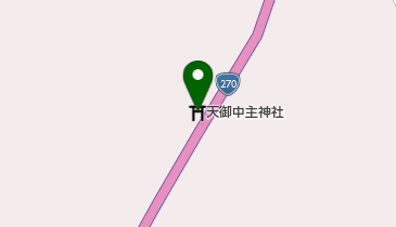 天御中主神社の地図画像