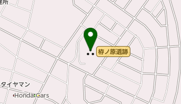 栫ノ原遺跡の地図画像