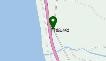 宮迫神社の地図画像