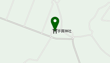 手貫神社の地図画像