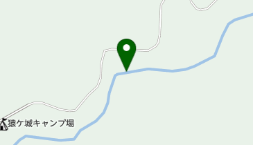 猿ケ城渓谷の地図画像