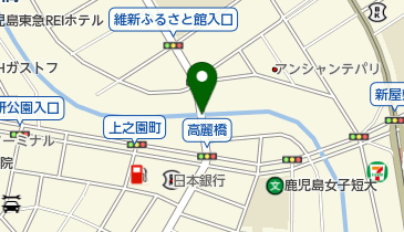 高麗橋の地図画像