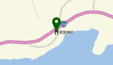 若宮神社の地図画像