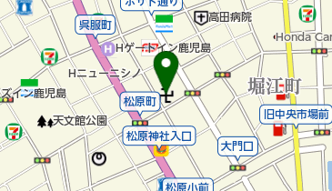 東本願寺鹿児島別院の地図画像