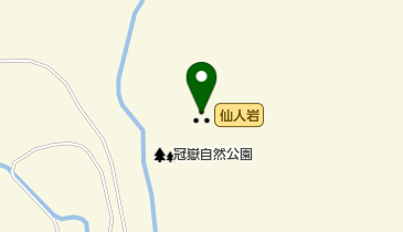仙人岩の地図画像