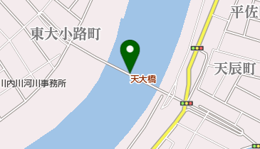 天大橋の地図画像