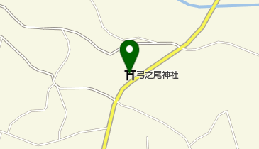 弓之尾神社の地図画像