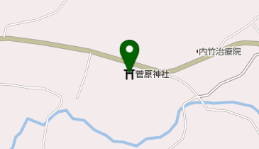 菅原神社の地図画像