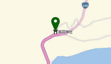 鳥羽神社の地図画像