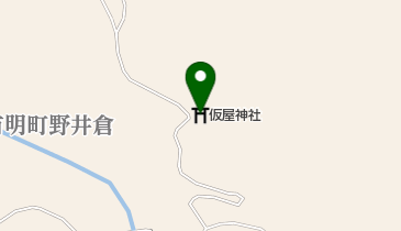 仮屋神社の地図画像