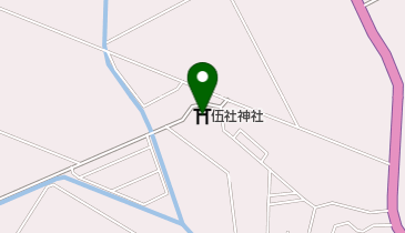 伍社神社の地図画像