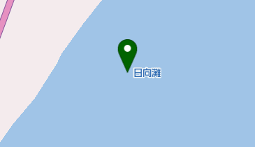 日向灘の地図画像