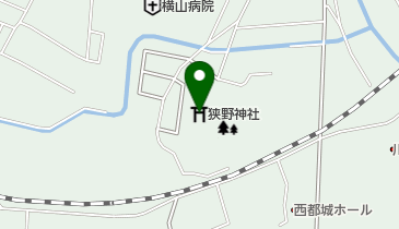 狭野神社の地図画像