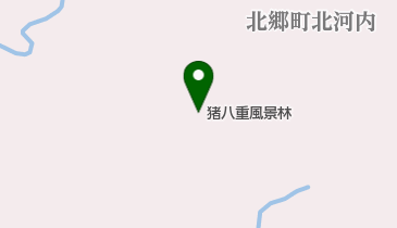 猪八重風景林の地図画像