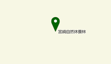 宮崎自然休養林の地図画像