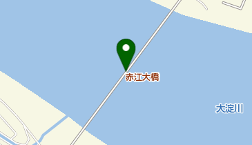 赤江大橋の地図画像