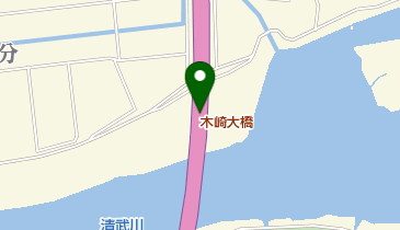 木崎大橋の地図画像