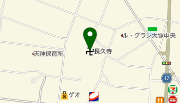 長久寺の地図画像