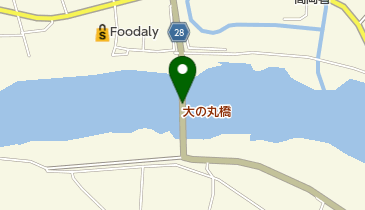 大の丸橋の地図画像