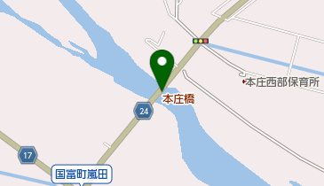 本庄橋の地図画像