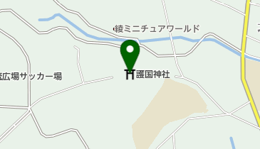 護国神社の地図画像