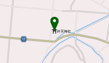 弁天神社の地図画像