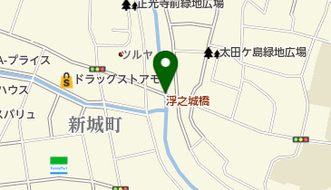 浮之城橋の地図画像