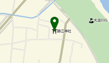 跡江神社の地図画像