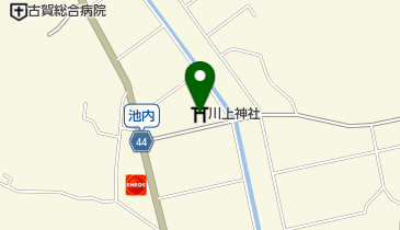 川上神社の地図画像