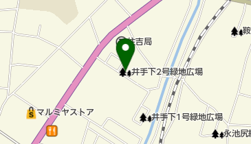 井手下2号緑地広場の地図画像