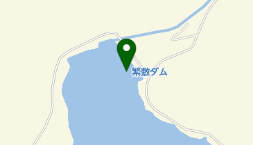 繁敷ダムの地図画像