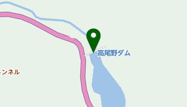 高尾野ダムの地図画像