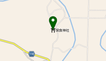 保食神社の地図画像