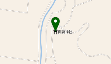 諏訪神社の地図画像