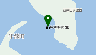 牛深海中公園の地図画像