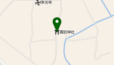 諏訪神社の地図画像