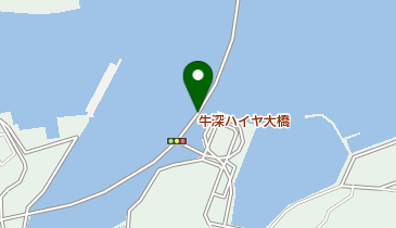 牛深ハイヤ大橋の地図画像