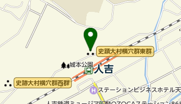 史蹟大村横穴群東群の地図画像