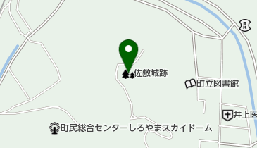佐敷城跡の地図画像