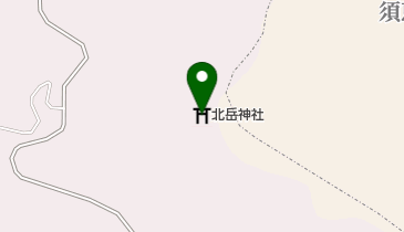 北岳神社の地図画像